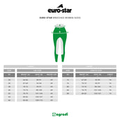 Euro-Star Rijbroek Arista Fabric Knee Titanium