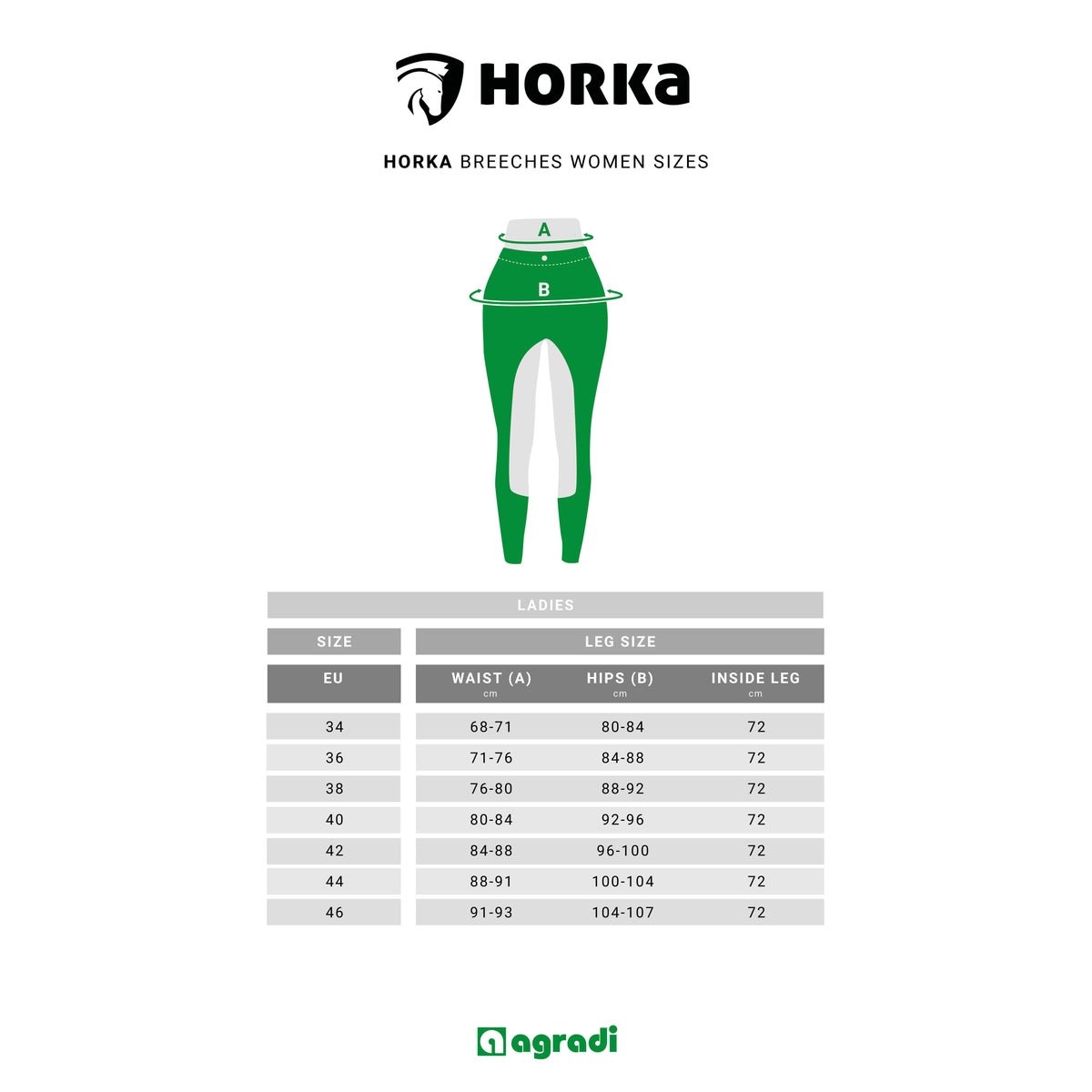 HORKA Rijbroek Annalise Wit