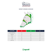 Shires Vliegenmasker Deluxe met Oren Groen