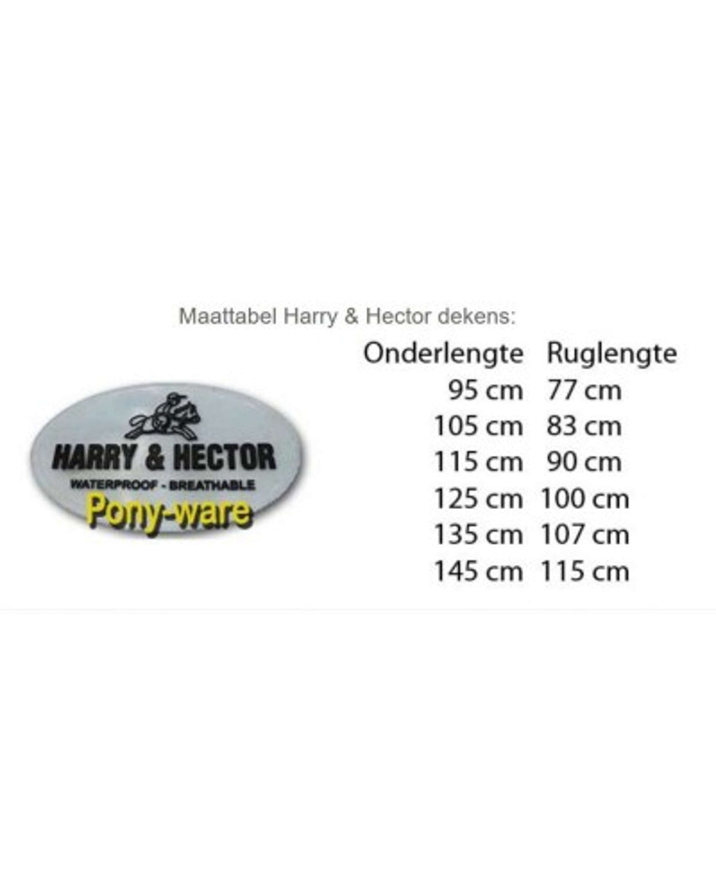 HB Harry & Hector Outdoor Regendeken Katoen 0g Blauw