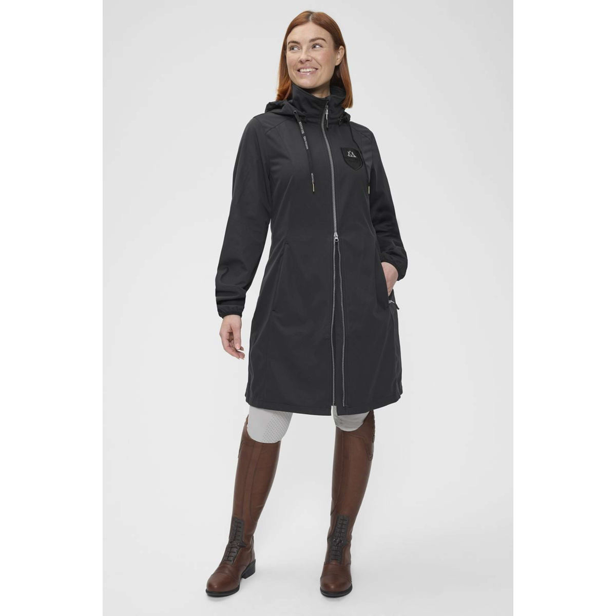 Mountain Horse Parka Astra Onyx Zwart