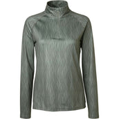 Mountain Horse Shirt Cleo Tech Top Lange Mouwen Dames Zwart