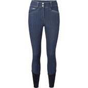 Mountain Horse Rijbroek Dream Denim Full Grip Denim Blue