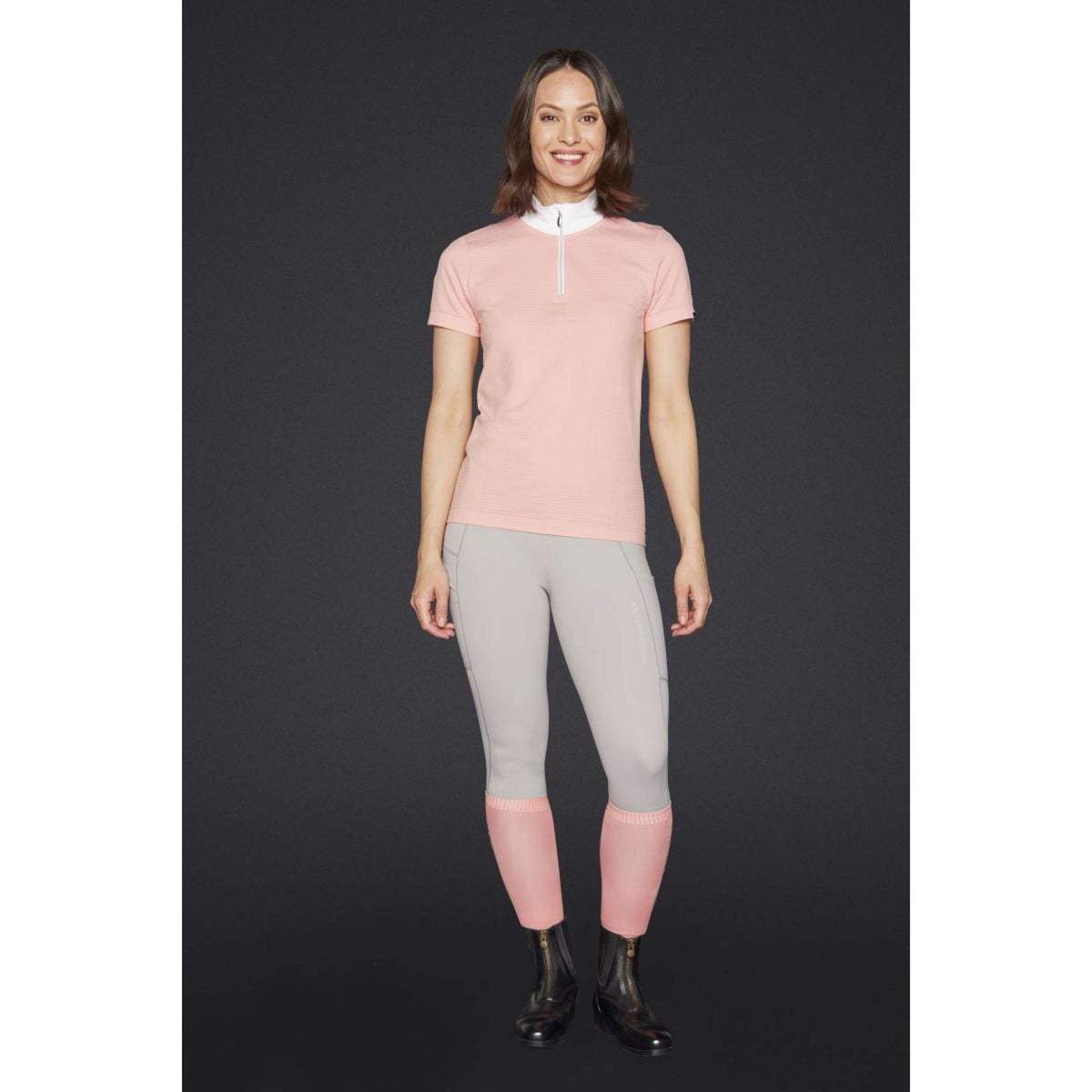 Mountain Horse Wedstrijdshirt Lily Roze