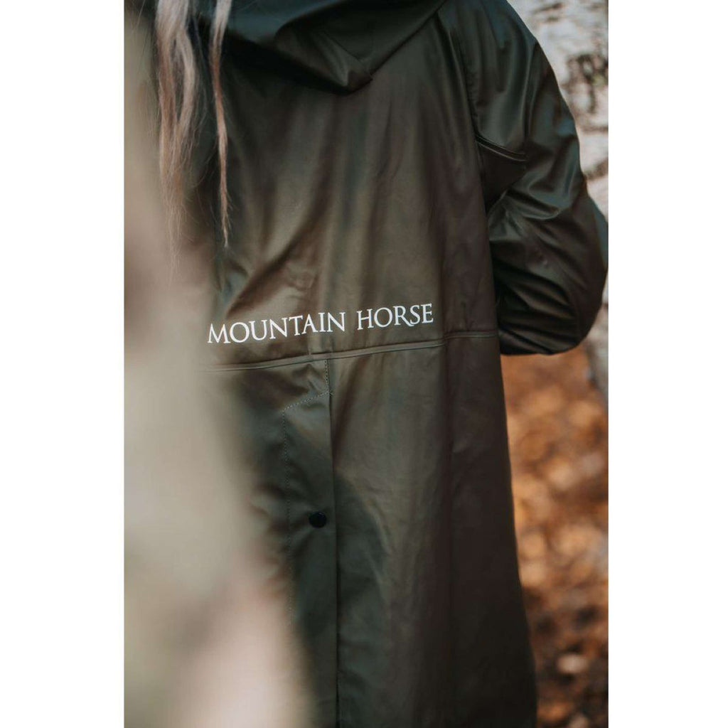 Mountain Horse Regenjas Mindy Donkergroen