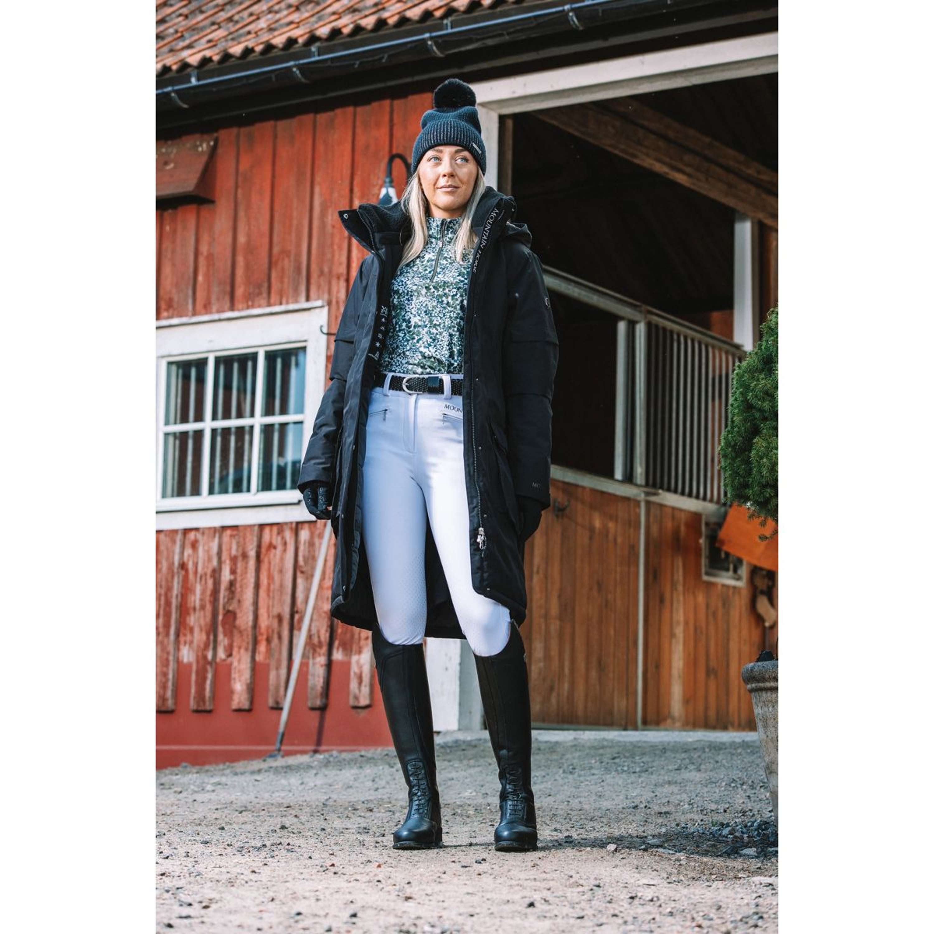 Mountain Horse Lange Jas Saga Onyx Black