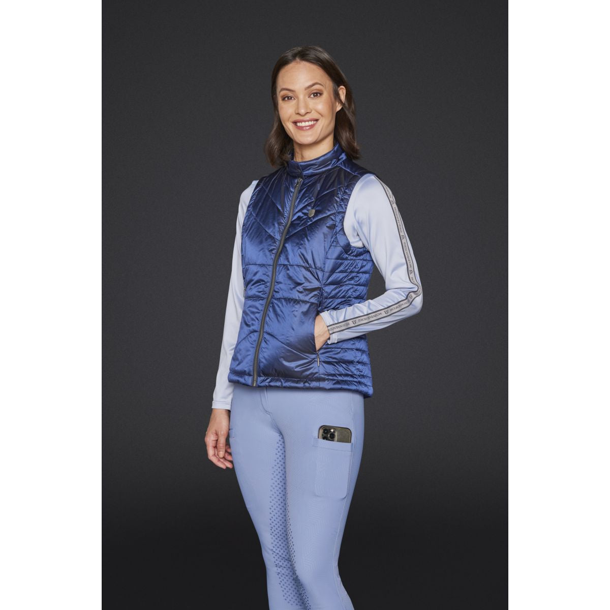 Mountain Horse Bodywarmer Starline Blauw