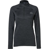 Mountain Horse Shirt Tate Tech Fleece Lange Mouwen Zwart