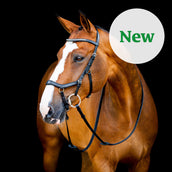 Rambo Micklem Diamond Competition Bridle New Zwart