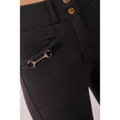 Montar Rijbroek Molly Gold Highwaist Full Grip Navy