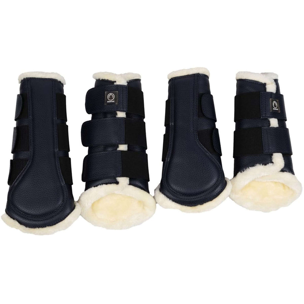 Montar Beenbeschermers Tech Leer Navy