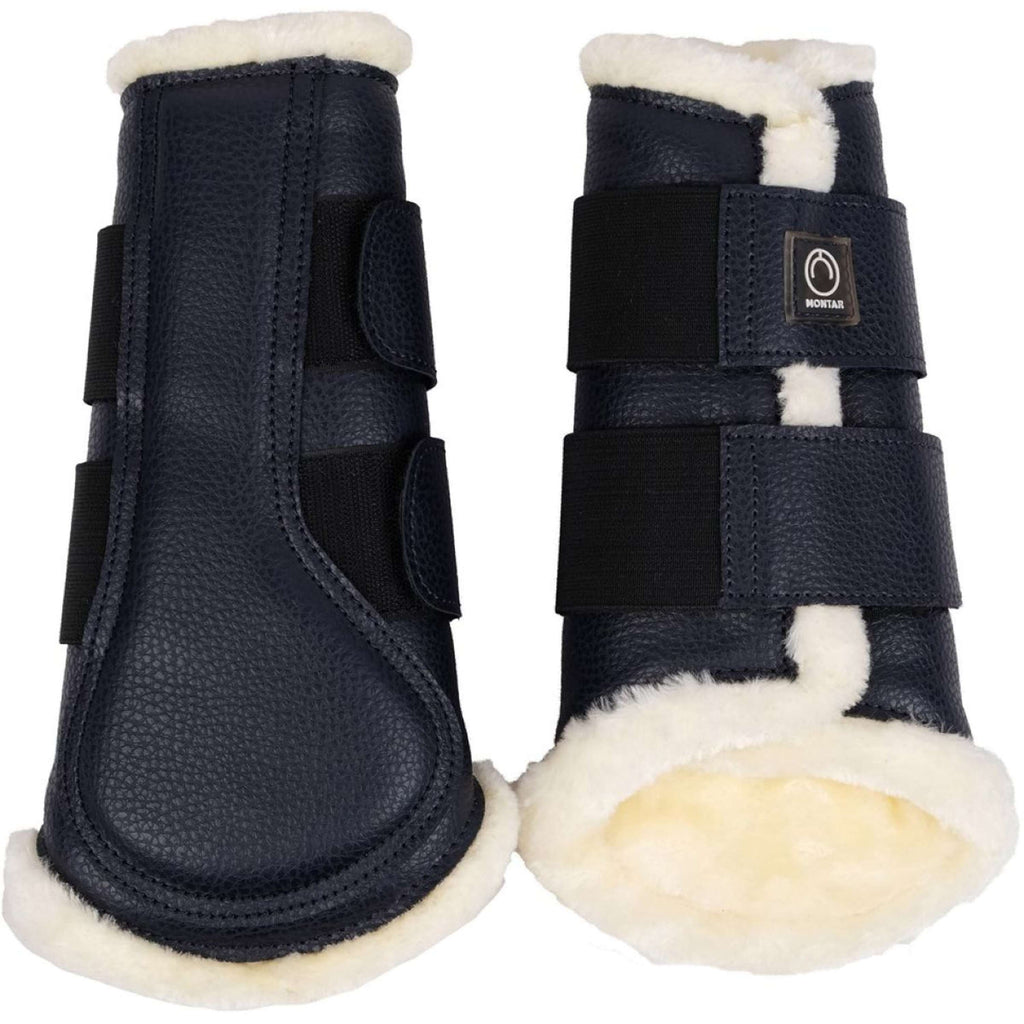 Montar Beenbeschermers Tech Leer Navy
