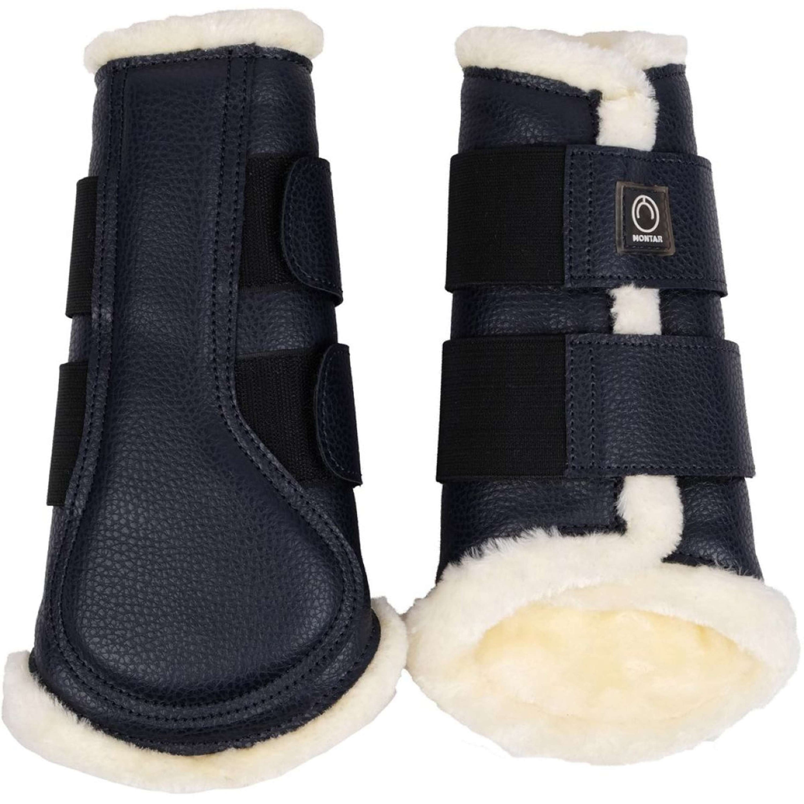 Montar Beenbeschermers Tech Leer Navy Montar Beenbeschermers Tech Leer Navy