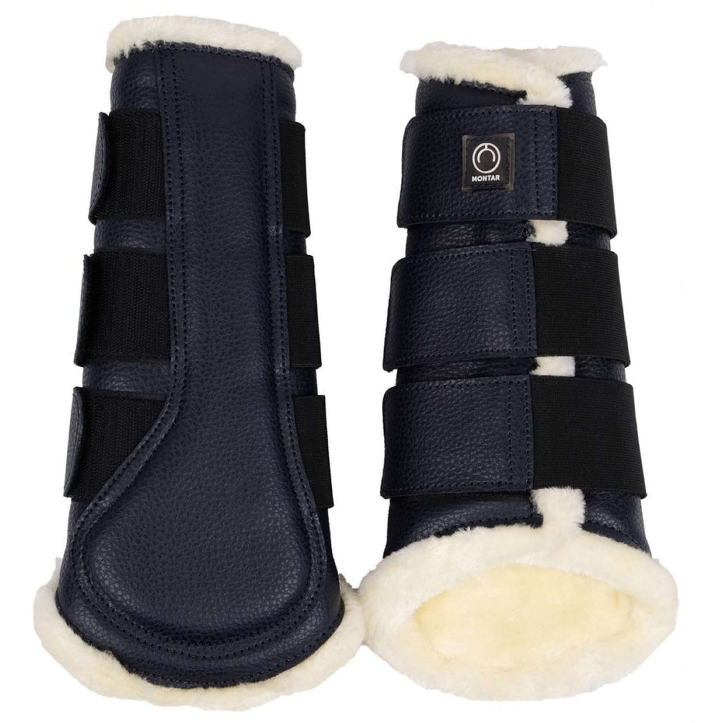 Montar Beenbeschermers Tech Leer Navy