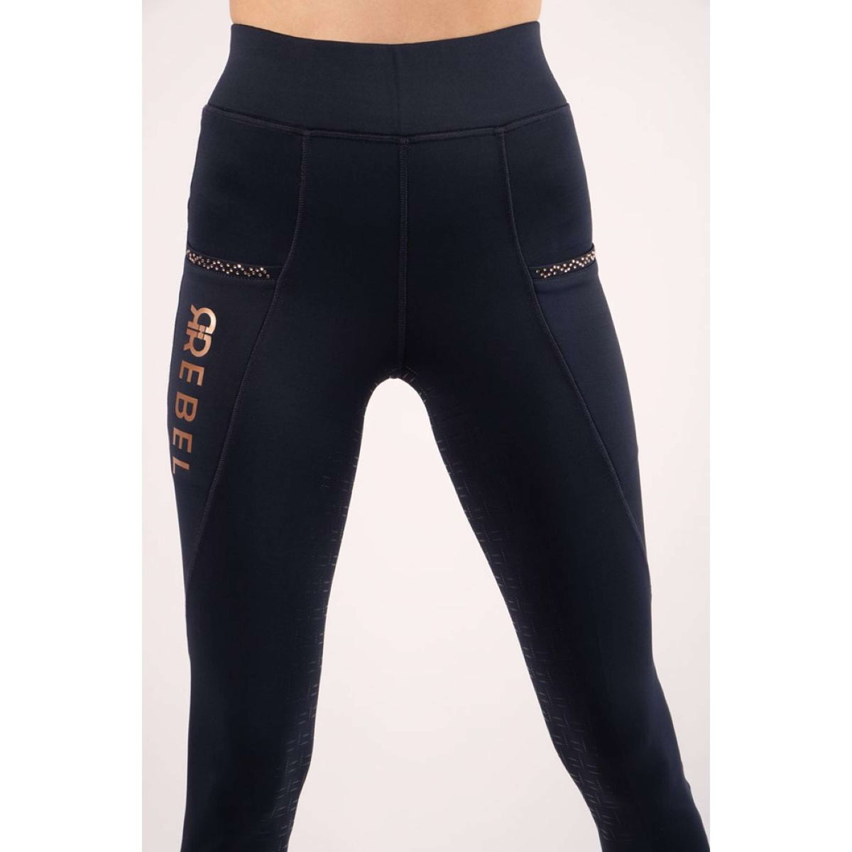 Montar Rijlegging Pull On Rosegold Full Grip Navy