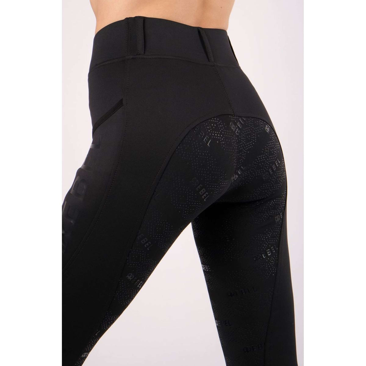 Montar Rijlegging Pull On Classic Thigh Pocket Full Grip Zwart