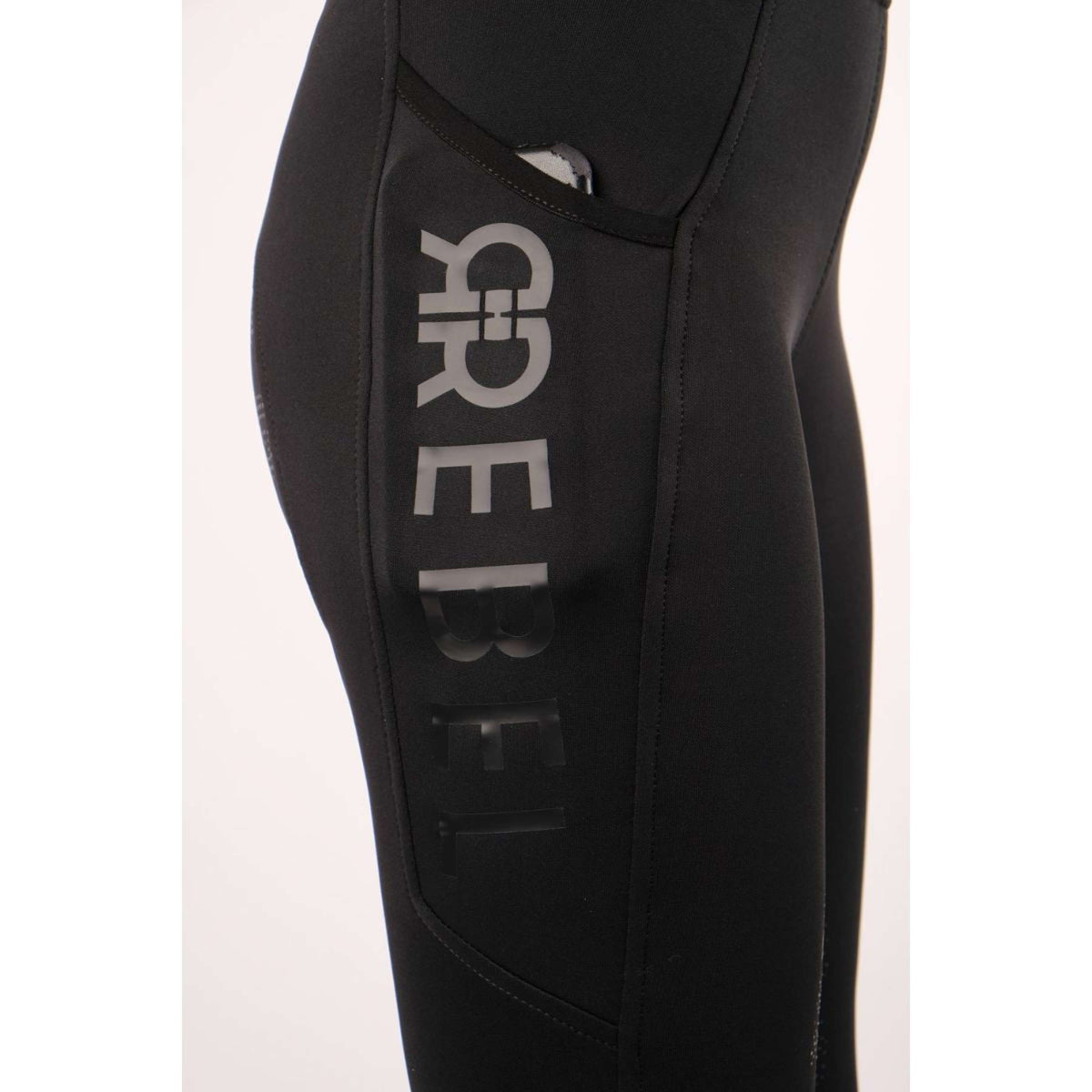 Montar Rijlegging Pull On Classic Thigh Pocket Full Grip Zwart