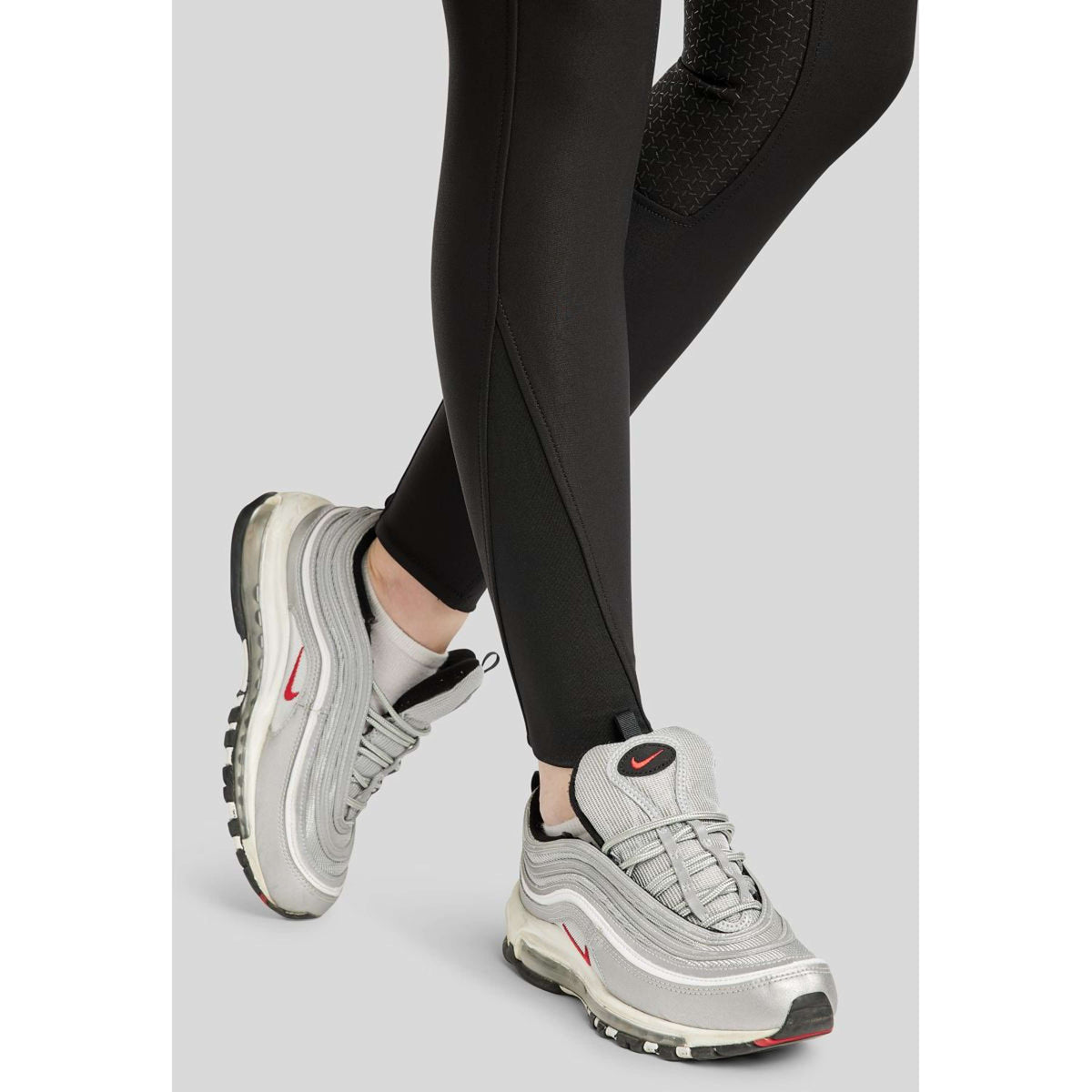 Montar Rijbroek Molly Rosegold Highwaist Full Grip Zwart