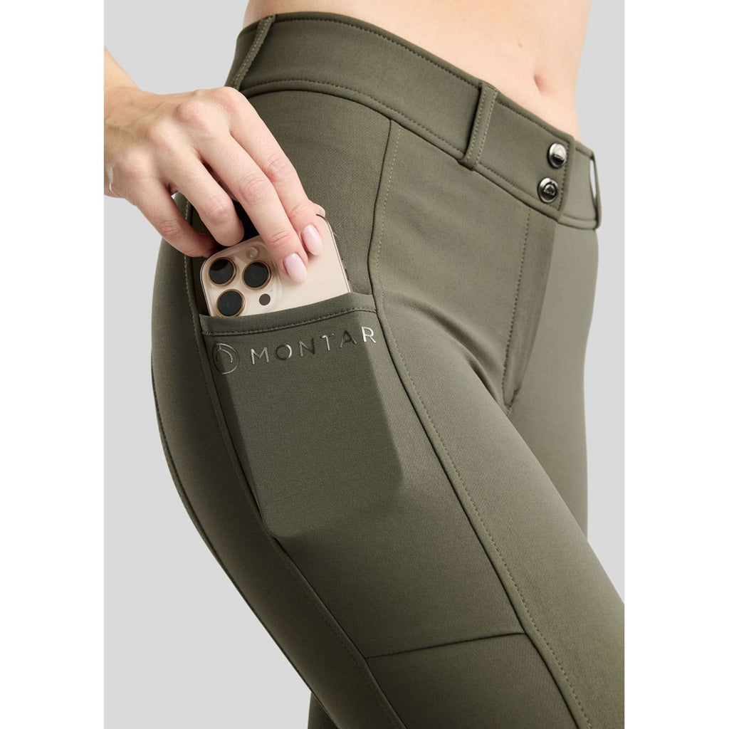 Montar Rijbroek MoMegan Full Grip Forest Green