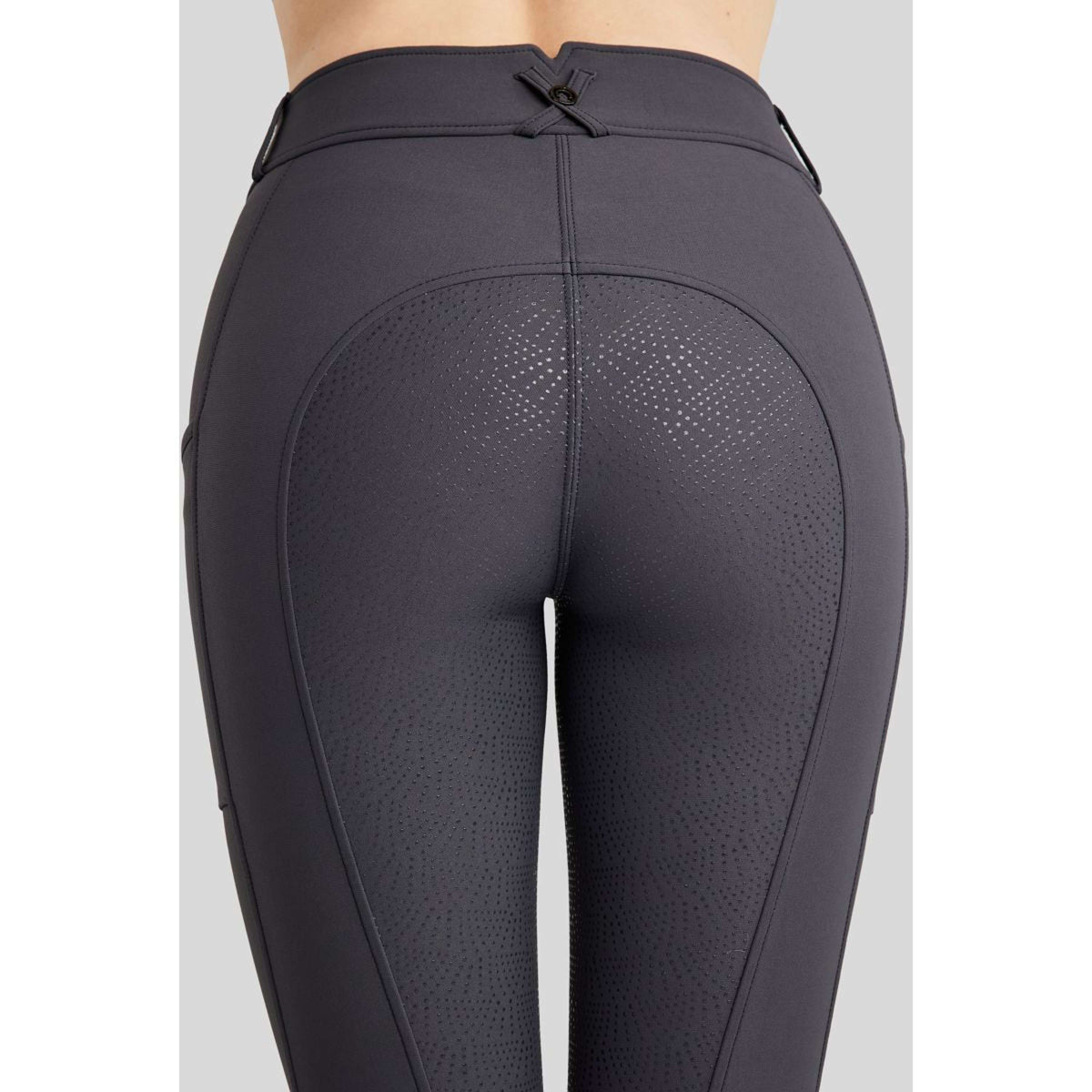 Montar Rijbroek Megan Full Grip Slate Grey