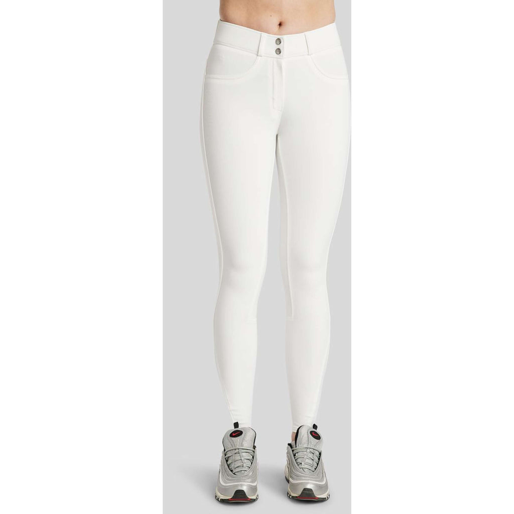 Montar Rijbroek Megan Yati Highwaist Full Grip Wit
