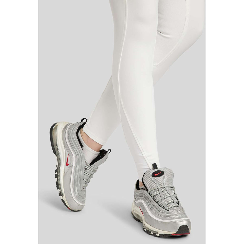Montar Rijbroek Megan Yati Highwaist Full Grip Wit