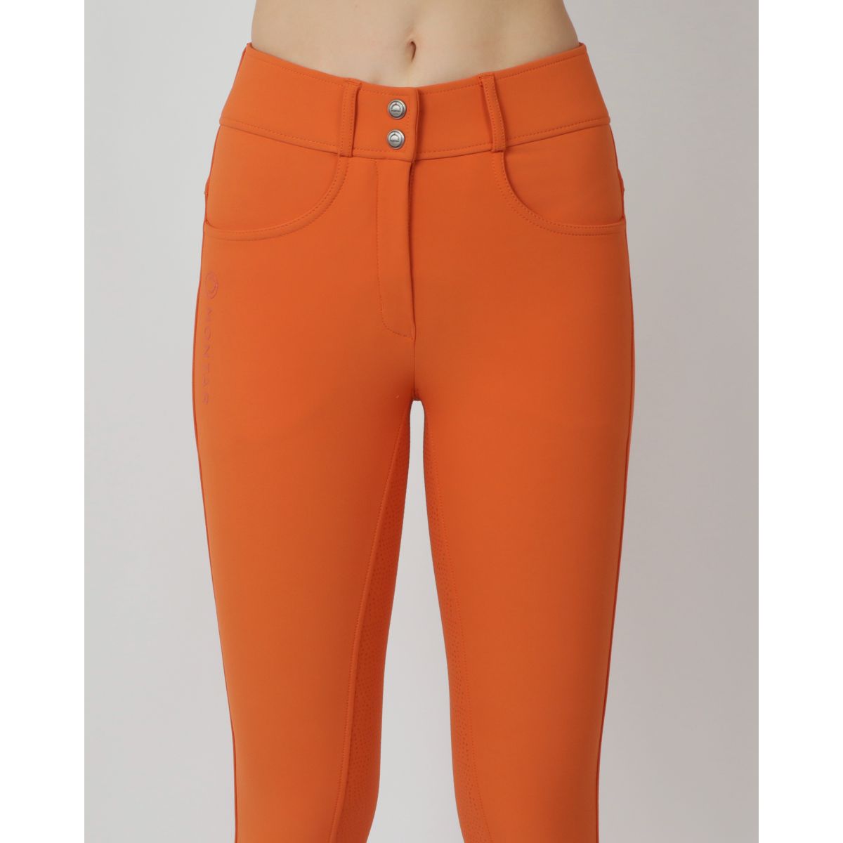 Montar Rijbroek Ess Megan High Waist Full Grip Burnt Orange