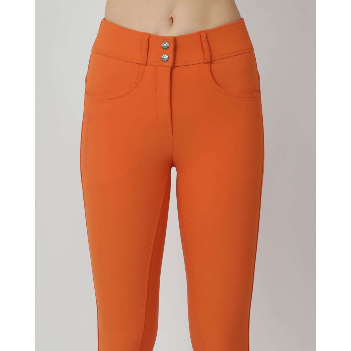 Montar Rijbroek Ess Megan High Waist Full Grip Burnt Orange