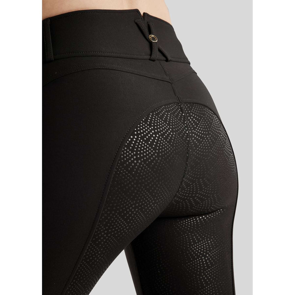 Montar Rijbroek Megan Yati Highwaist Full Grip Zwart