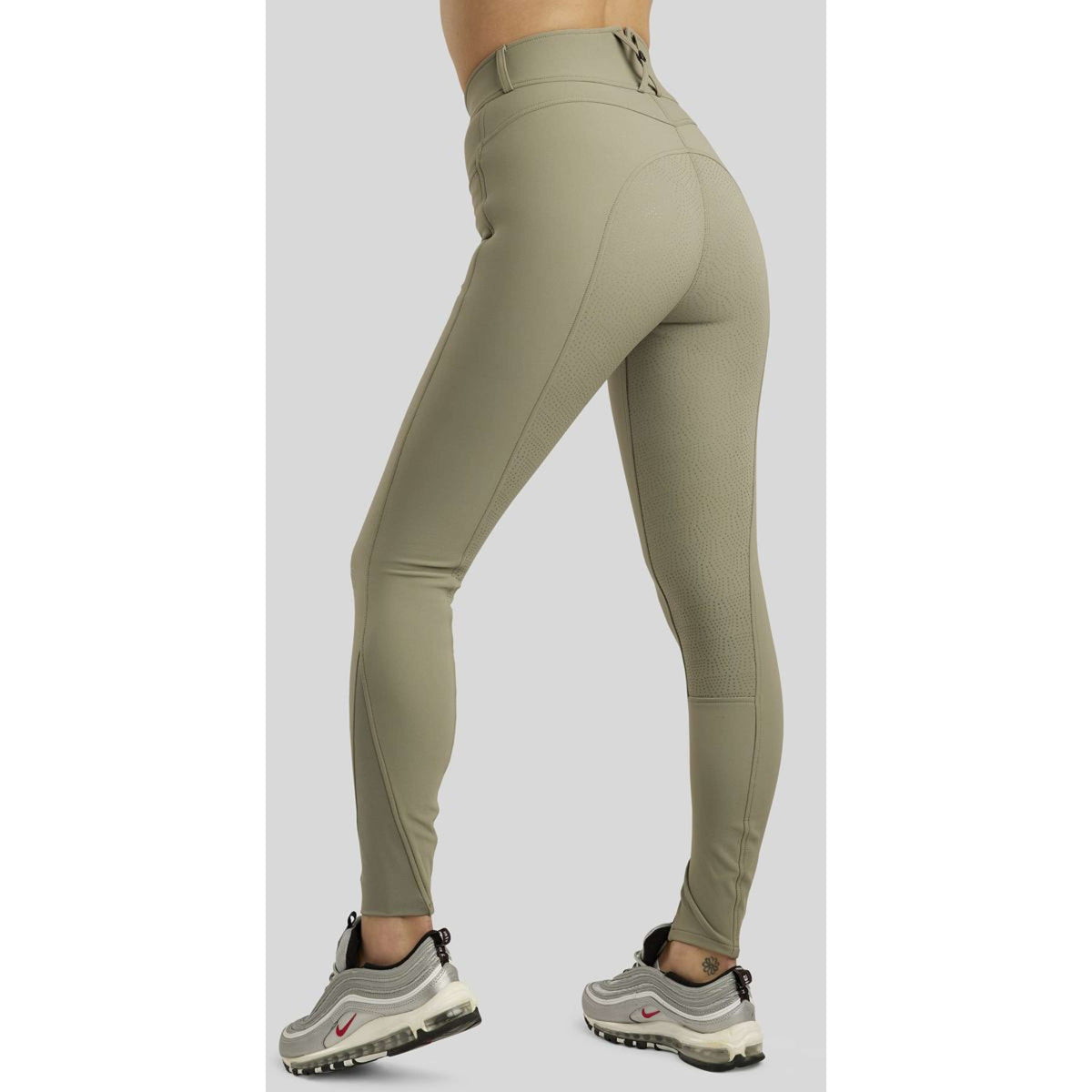 Montar Rijbroek Ess Megan Highwaist Full Grip Dusty Green