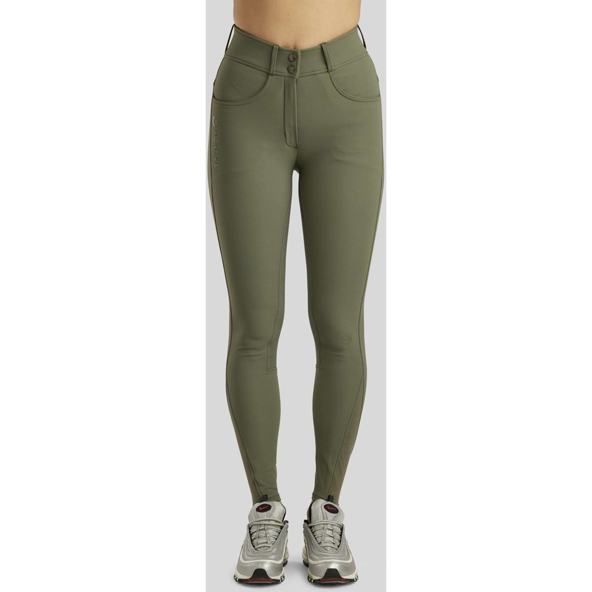 Montar Rijbroek Ess Megan Highwaist Full Grip Pine Green