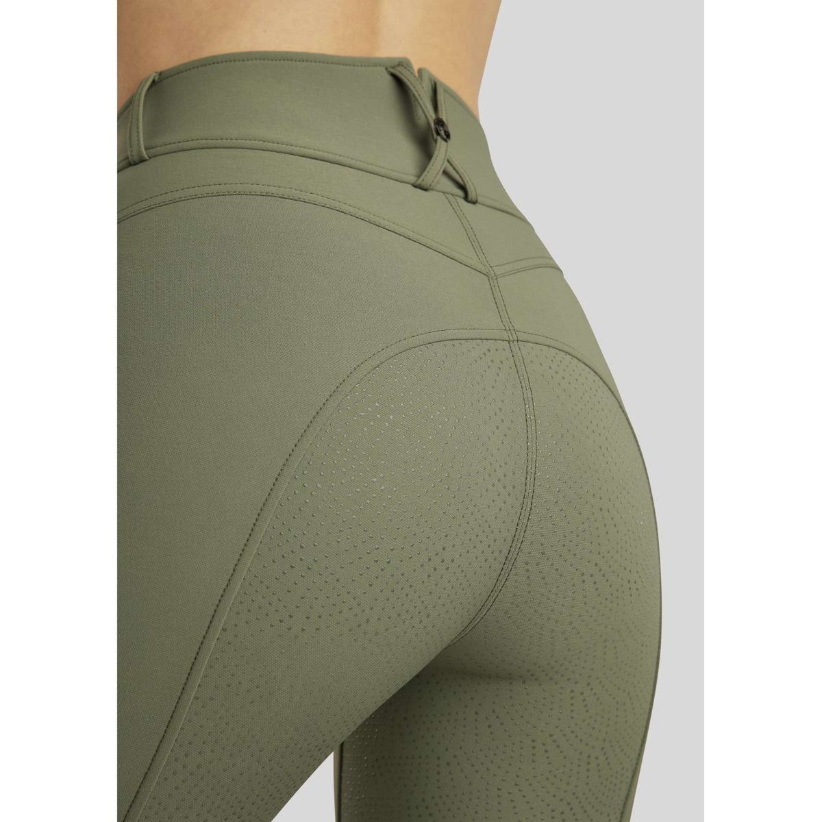 Montar Rijbroek Ess Megan Highwaist Full Grip Pine Green