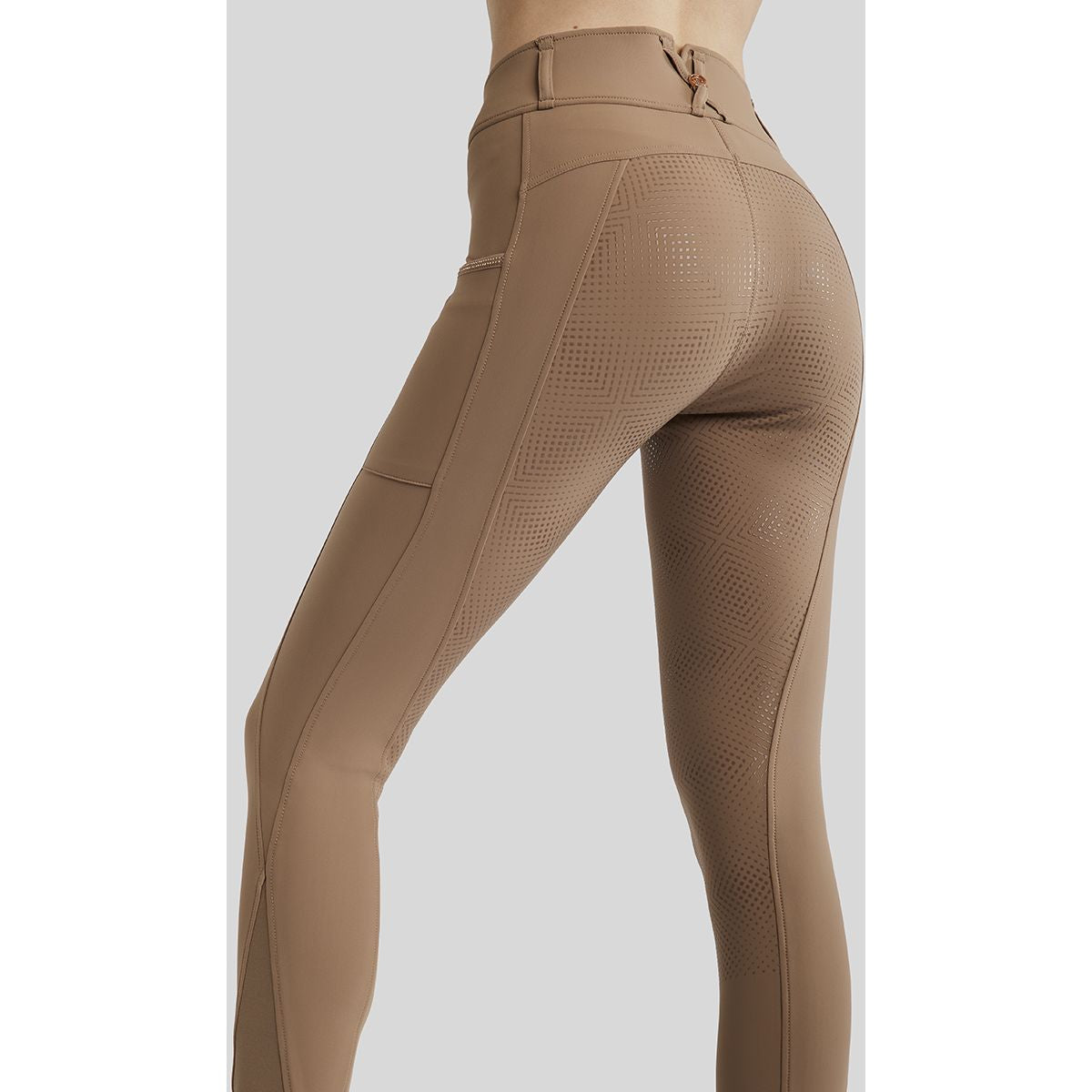 Montar Rijlegging Mirella Rosegold Crystals Full Grip Latte