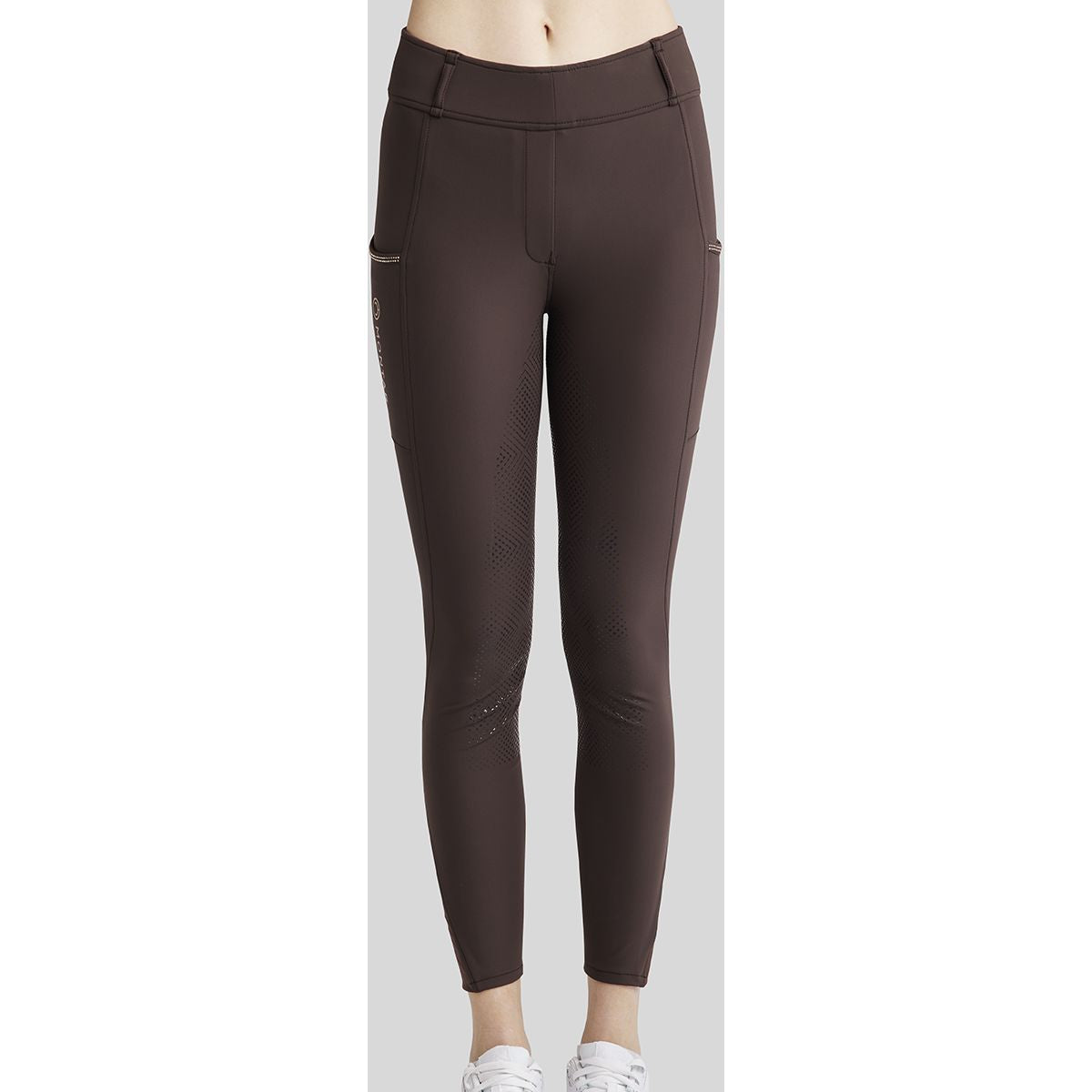 Montar Rijlegging Mirella Rosegold Crystals Full Grip Bruin