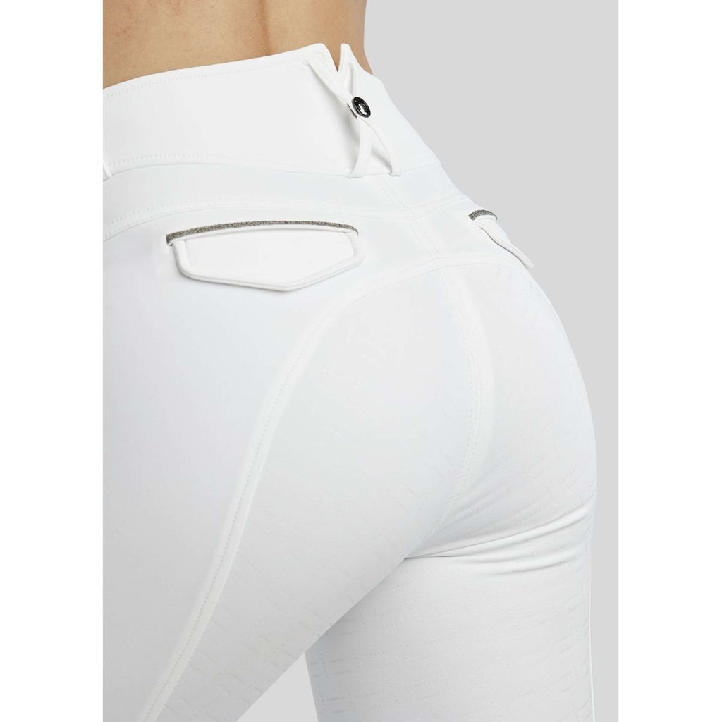 Montar Rijbroek MoGloria Full Grip Wit
