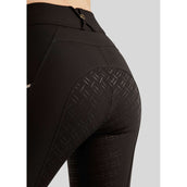 Montar Rijbroek MoLila Champagne Crystals Full Grip Zwart