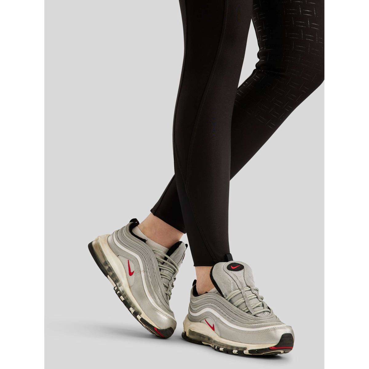 Montar Rijbroek MoLila Champagne Crystals Full Grip Zwart