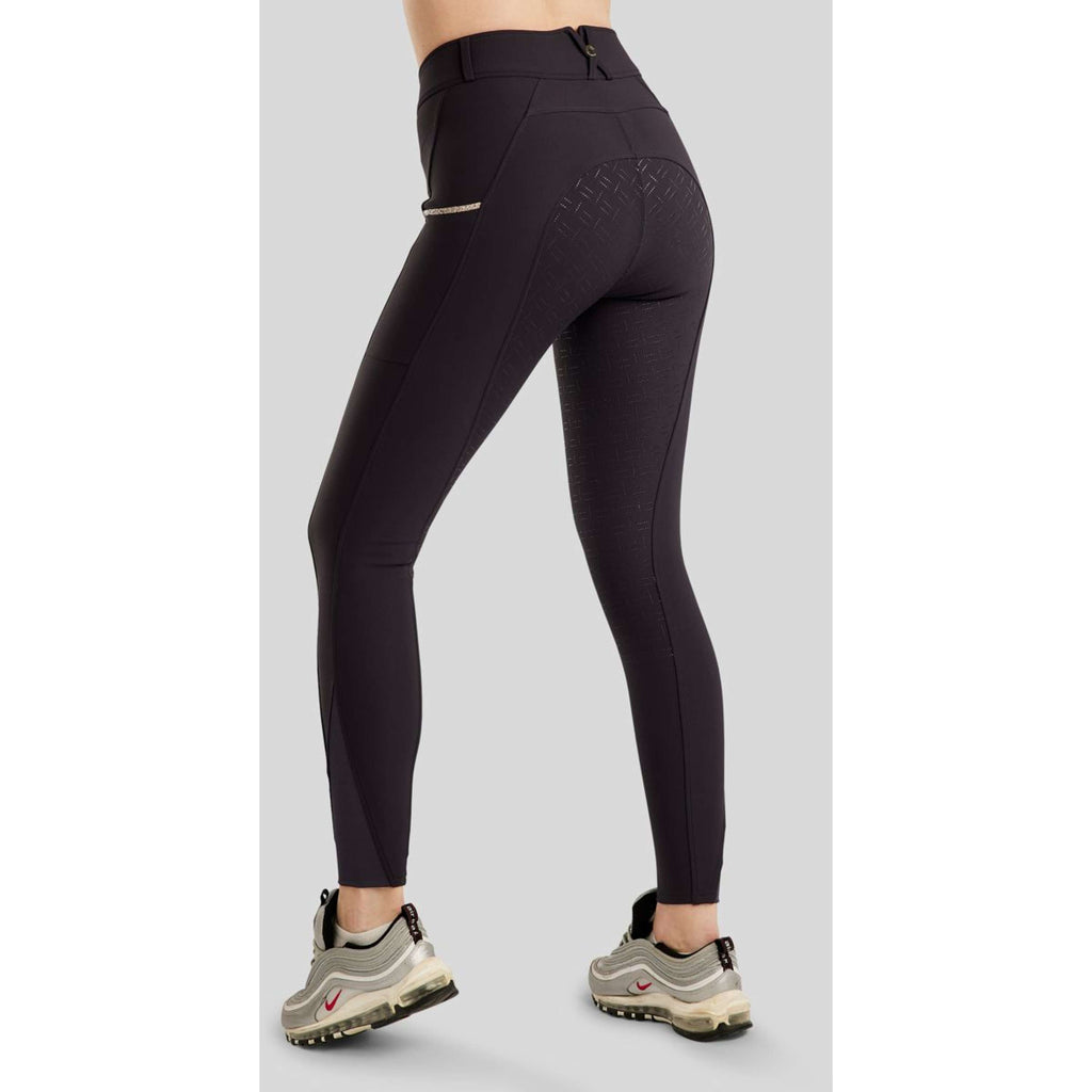 Montar Rijbroek MoLila Champagne Crystals Full Grip Navy