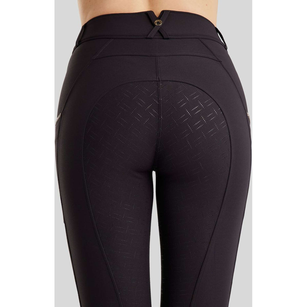 Montar Rijbroek MoLila Champagne Crystals Full Grip Navy