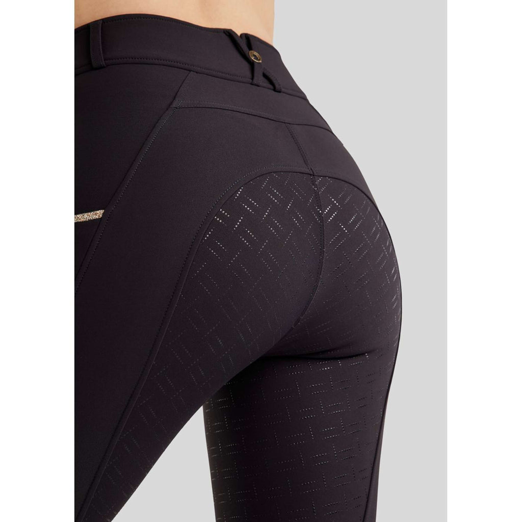 Montar Rijbroek MoLila Champagne Crystals Full Grip Navy
