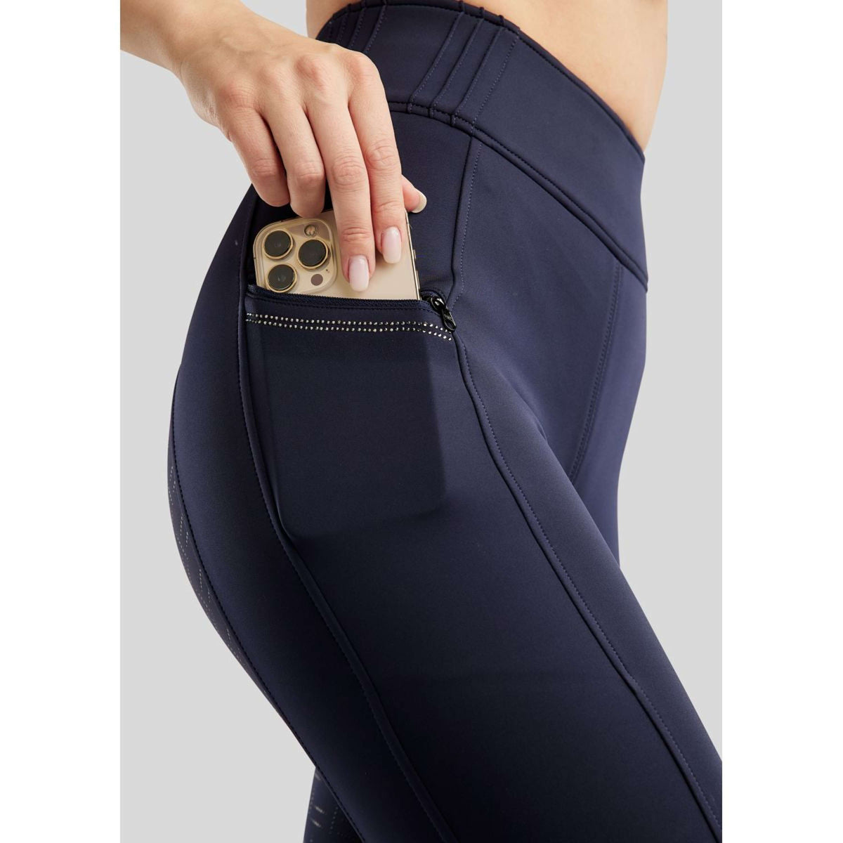Montar Rijlegging MoPearl Pintuck Full Grip Navy