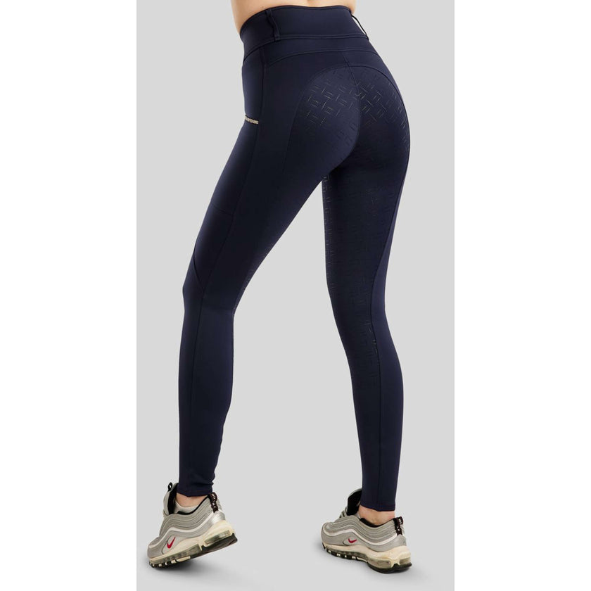 Montar Rijlegging MoLila Champagne Crystals Full Grip Navy Montar Rijlegging MoLila Champagne Crystals Full Grip Navy