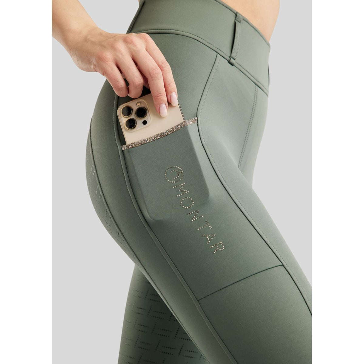 Montar Rijlegging MoLila Champagne Crystals Full Grip Jade
