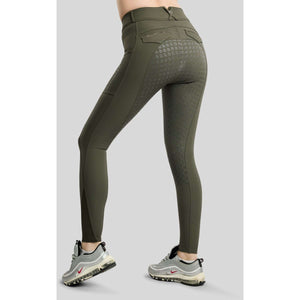 Montar Rijbroek MoVeronica Golden Quartz Full Grip Forest Green Montar Rijbroek MoVeronica Golden Quartz Full Grip Forest Green