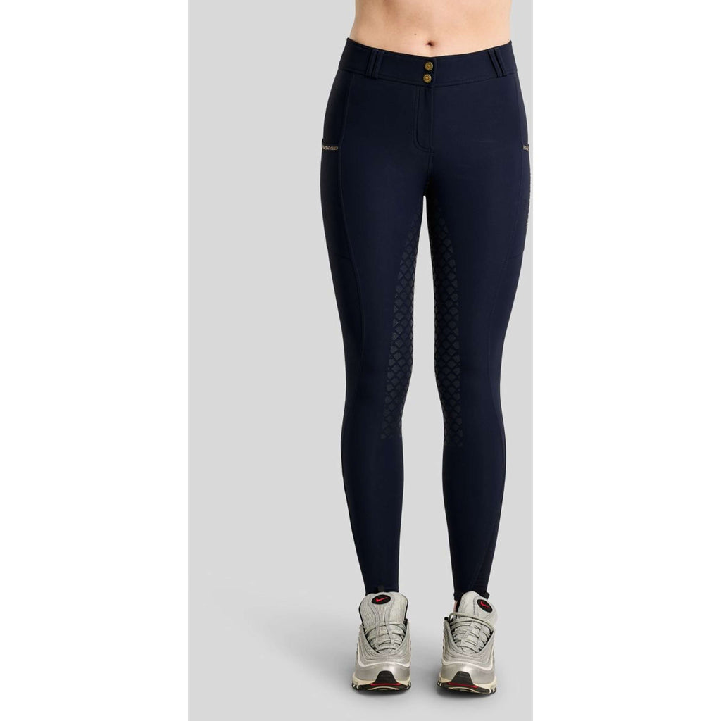 Montar Rijbroek MoVeronica Golden Quartz Full Grip Navy