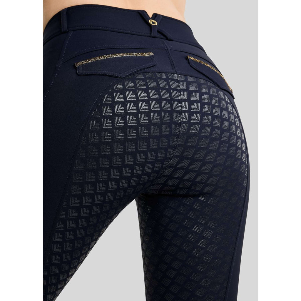 Montar Rijbroek MoVeronica Golden Quartz Full Grip Navy