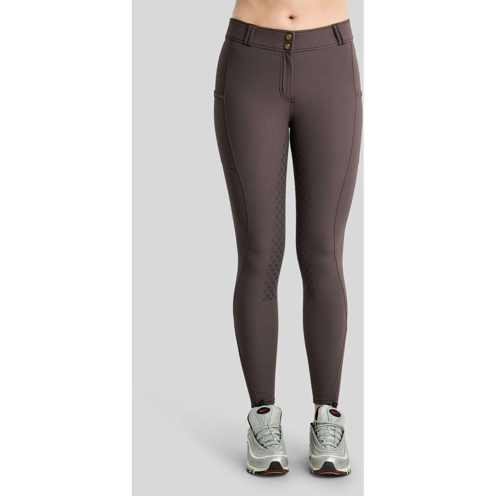 Montar Rijbroek MoVeronica Golden Quartz Full Grip Black Peony