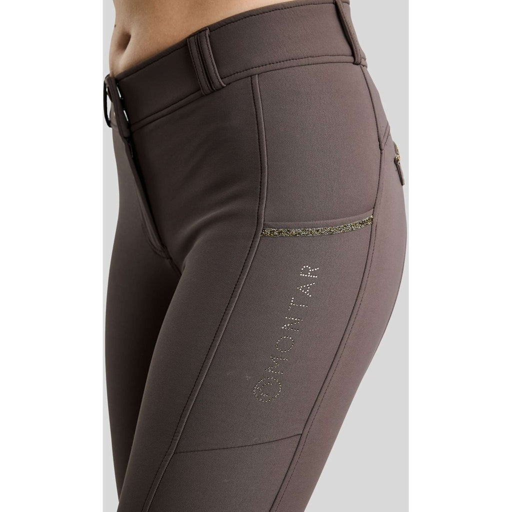Montar Rijbroek MoVeronica Golden Quartz Full Grip Black Peony