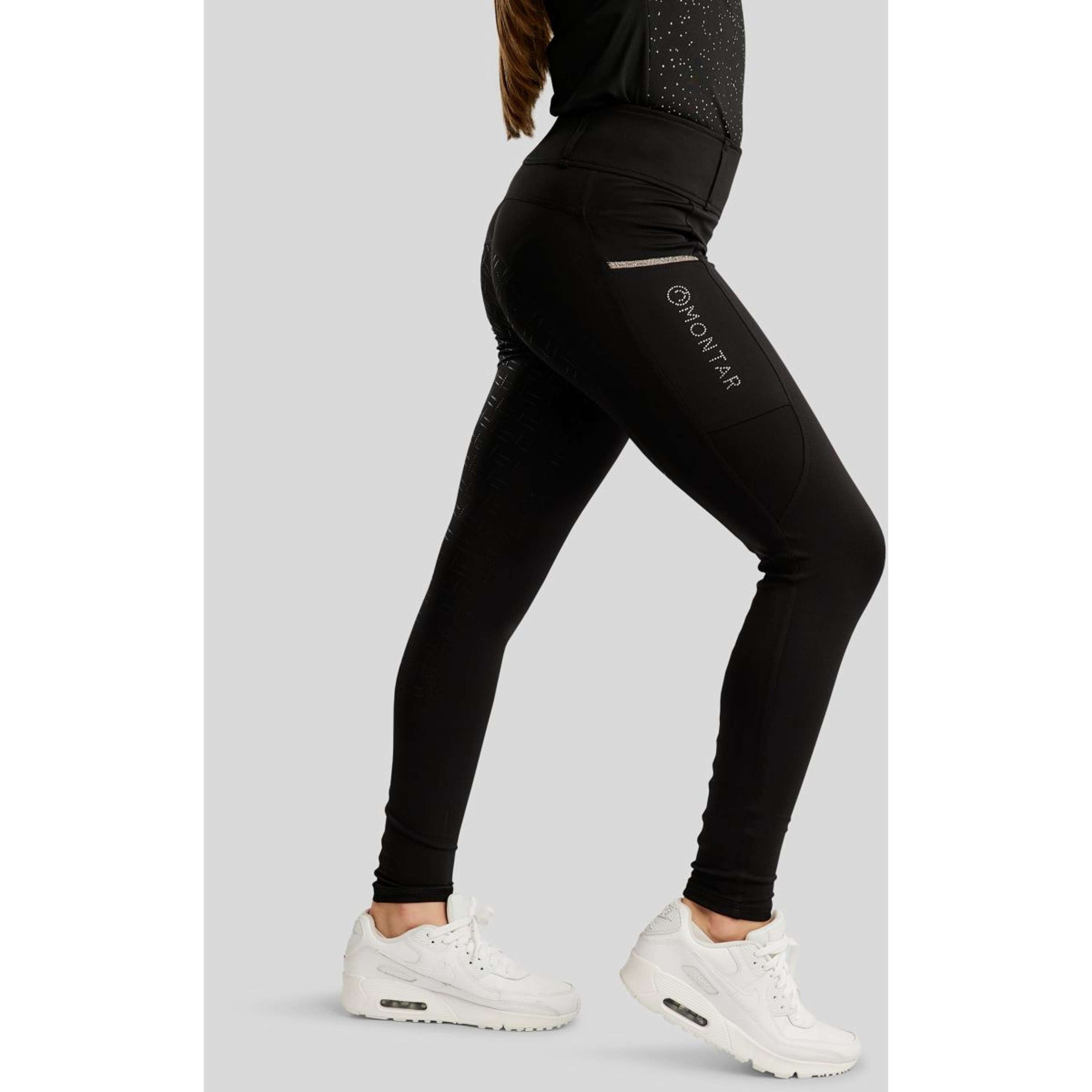 Montar Rijlegging MoLila Champagne Crystals Junior Zwart