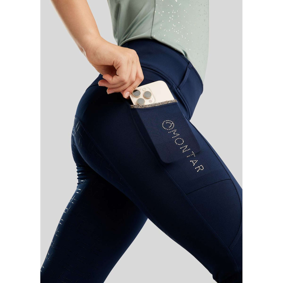 Montar Rijlegging MoLila Champagne Crystals Junior Navy